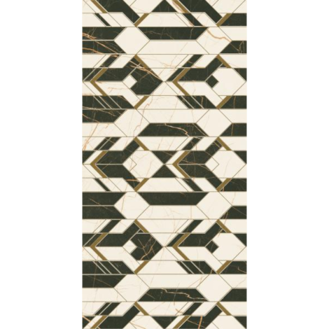 Paradyż Fancy white dekor połysk płytka ścienna 30 x 60 cm