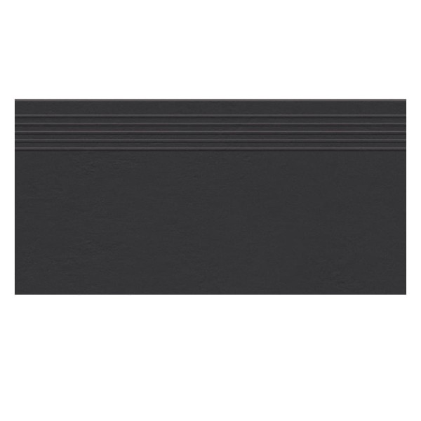 Tubądzin  INDUSTRIO antracite mat stopnica 59,8x29,6