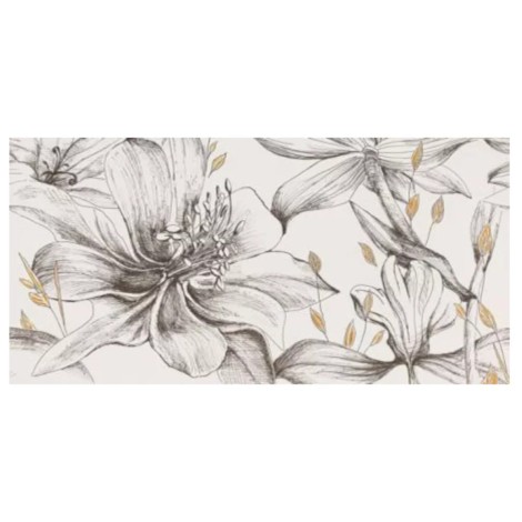 Domino Velo bianco flowers obraz elem. 1 119,8x59,8 cm