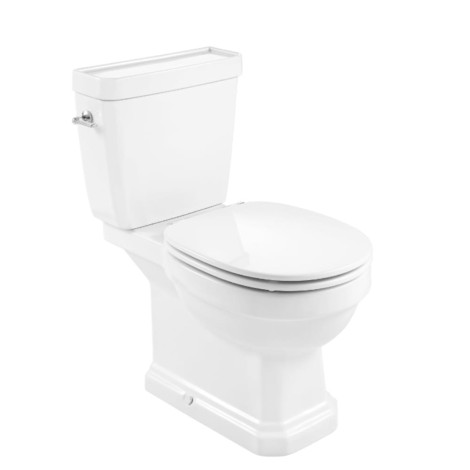 Roca Carmen miska wc rimless do kompaktu o/podwójny supraglaze biały