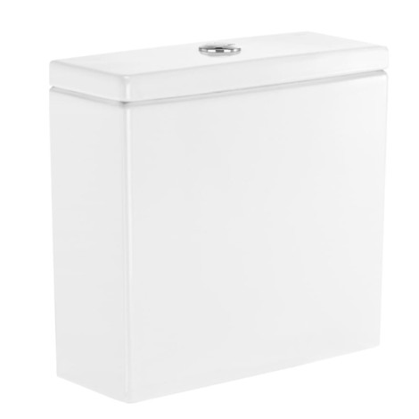 Roca Inspira round zbiornik do kompaktu dopływ z dołu  4,5/3L  biały