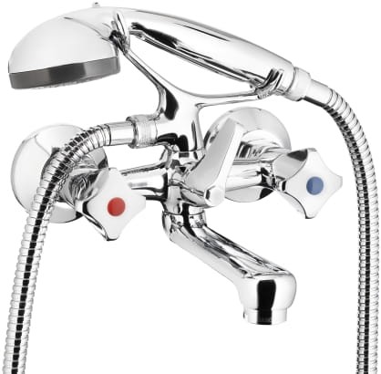 Kfa Standard bateria wannowa z kompletem natryskowym chrom