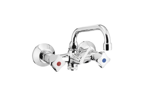 Kfa Standard bateria umywalkowa ścienna z podłączeniem do pralki chrom