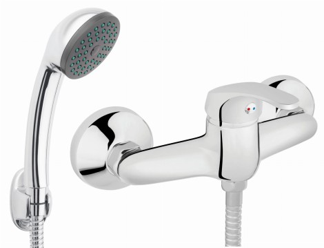 Ferro Basic bateria natryskowa z kompletem natryskowym chrom
