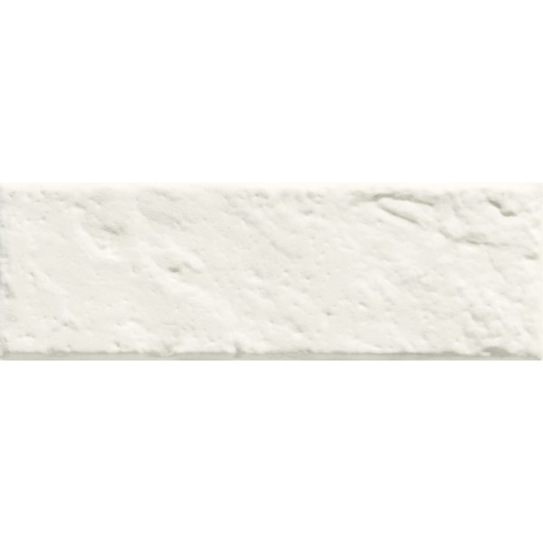 Tubądzin All In White white 6 struktura płytka ścienna 23,7x7,8.