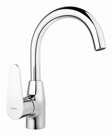 Ferro Algeo bateria umywalkowa nablatowa chrom