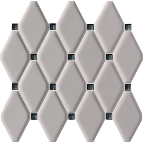 Tubądzin Abisso mozaika grey płytka ścienna 29,8x27.