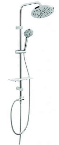 Ferro Rondo Lux deszczownia zestaw natryskowy chrom