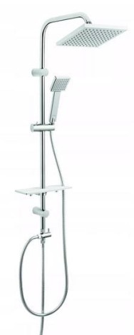 Ferro Squerto Lux deszczownia zestaw natryskowy chrom