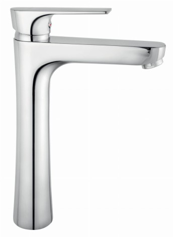 Ferro Algeo Square bateria umywalkowa nablatowa chrom