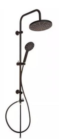 Invena Black deszczownia zestaw natryskowy czarny