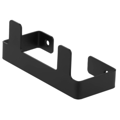 Deante Mokko wieszak na ręcznik podwójny czarny mat