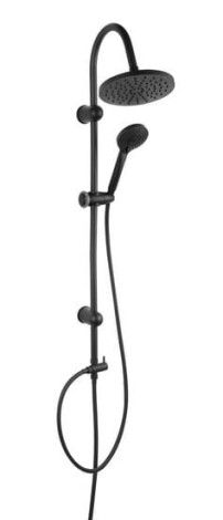 Ferro Rondo deszczownia zestaw natryskowy czarny