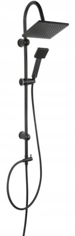 Ferro Squerto deszczownia zestaw natryskowy czarny