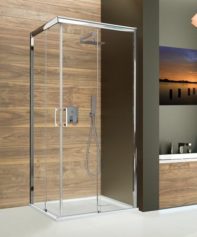 Sanplast Freezone kabina prysznicowa kwadratowa drzwi rozsuwane 90x90 cm, szkło W15