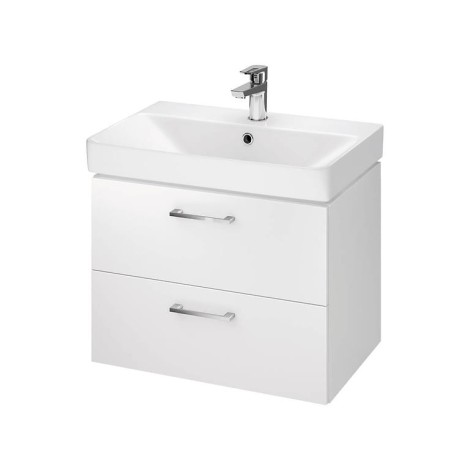 Cersanit Lara Slim zestwa szafka z umywalką Mille biała DSM 60cm