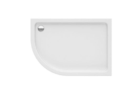 New Trendy New Maxima brodzik półokrągły prawy 100x80 cm