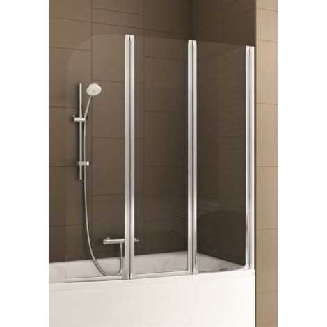 Kfa Modern parawan nawannowy składany 3-elementowy 120 cm chrom mat