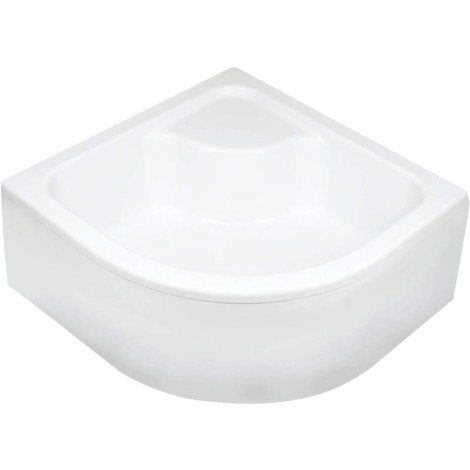 Deante Deep brodzik półokrągły 90 x 90 x 28 cm biały