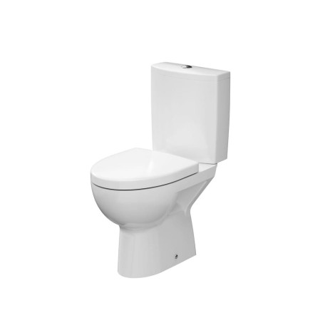 Cersanit Parva kompakt warszawski z miską i deską wolnoopadającą