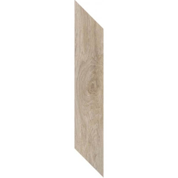 Paradyż Heartwood cardamon chevron lewy płytka gresowa 9,8 x 59,8 cm.