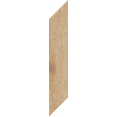 Paradyż Heartwood honey chevron prawy płytka gresowa 9,8 x 59,8 cm.