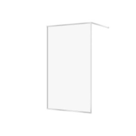 Cersanit Larga kabina prysznicowa walk-in szkło transparente profil chrom 120 x 200 cm