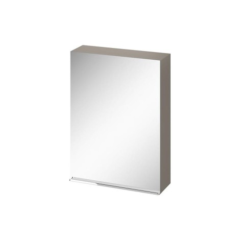 Cersanit Virgo szafka lustrzana szara z uchwytem chrom 60 cm
