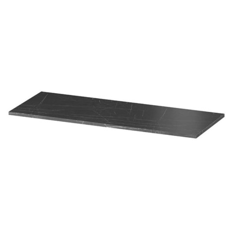 Cersanit Larga blat meblowy marmur czarny 120 cm