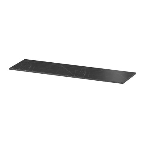 Cersanit Larga blat meblowy marmur czarny 160 cm