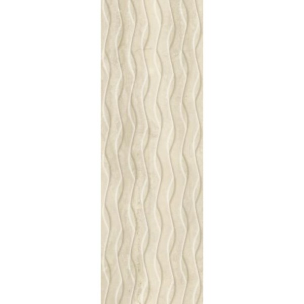 Paradyż Silence beige poler struktura płytka ścienna 25 x 75 cm.