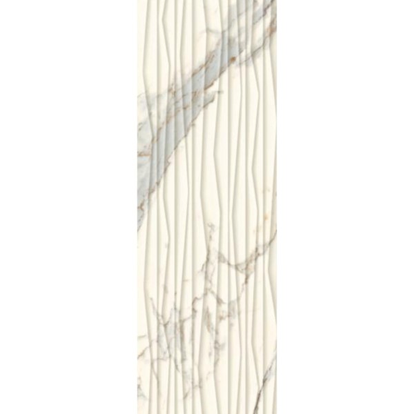 Paradyż Serene bianco struktura płytka ścienna 25 x 75 cm.