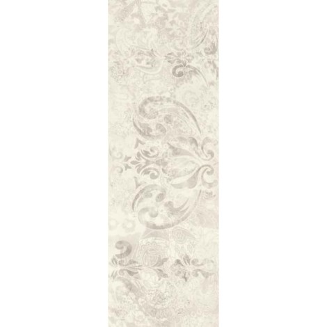 Paradyż Silence silver cerpet dekor połysk płytka ścienna 25x75 cm