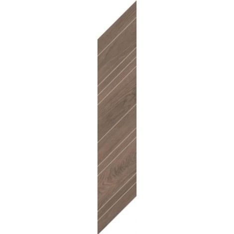 Paradyż Wildland dark dekor chevron prawy płytka gresowa 14,8x88,8 cm.