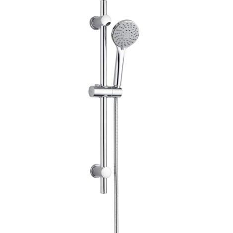 Deante Avis zestaw natryskowy z drążkiem chrom.