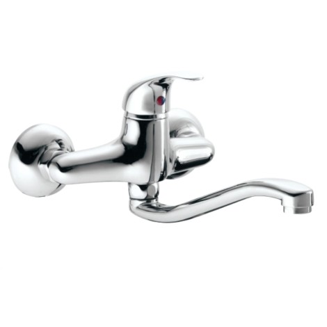 Kfa Baryt bateria umywalkowa ścienna chrom
