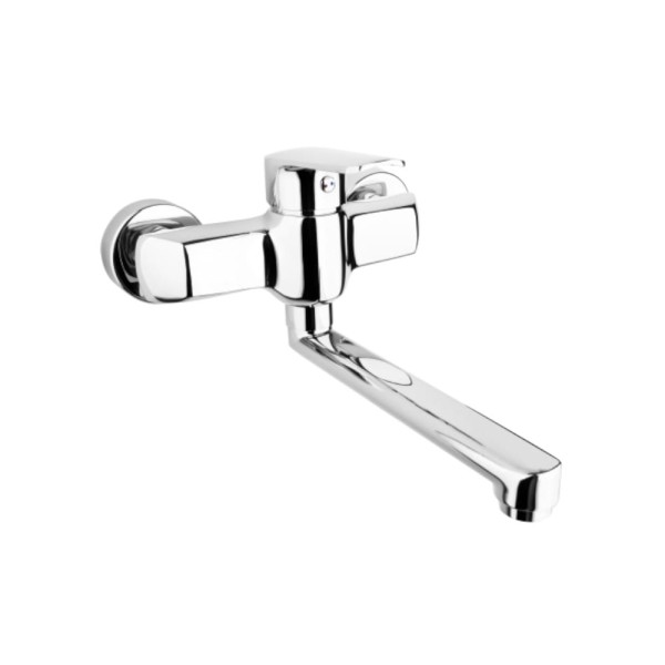 Kfa German bateria zlewozmywakowa ścienna chrom