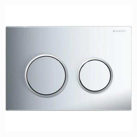 Geberit Omega 20 przycisk spłukujący chrom-mat-chrom