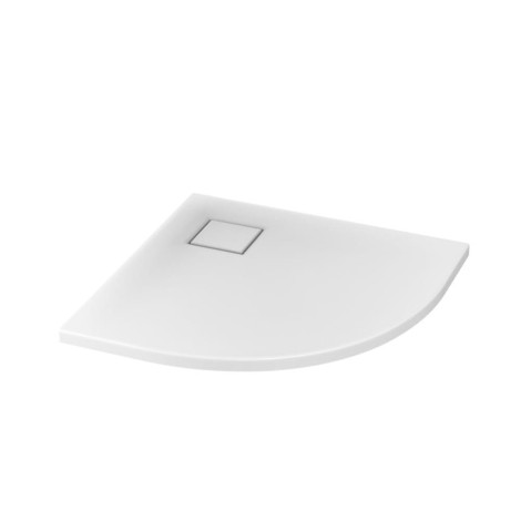 Cersanit Tako Slim brodzik półokrągły z syfonem 80 x 80 x 4 cm