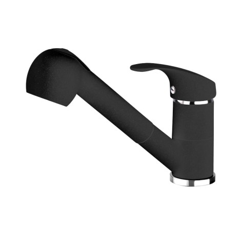 Deante Pepe bateria zlewozmywakowa stojąca z wyciąganą wylewką grafit.