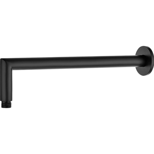 Deante Cascada wylewka prysznicowa podtynkowa 32.5 cm czarny mat.