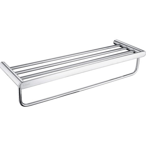 Deante Round półka żeberkowa ścienna chrom.