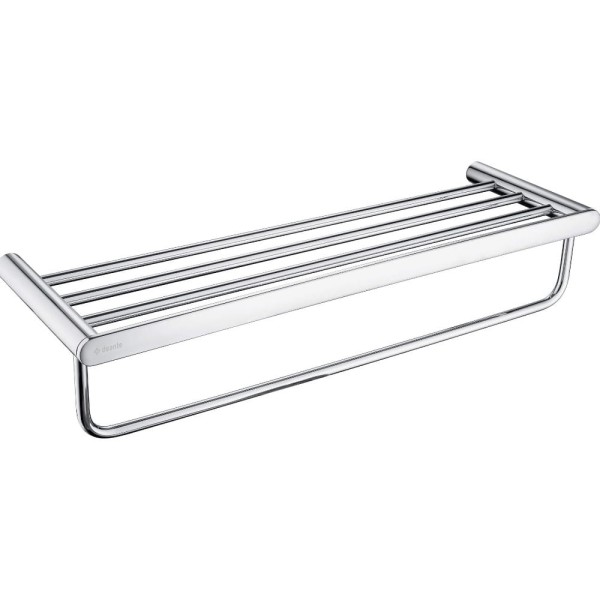 Deante Round półka żeberkowa ścienna chrom.