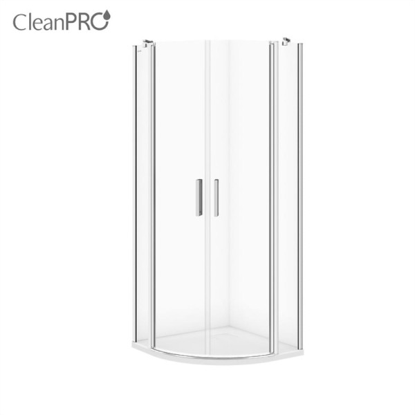 Cersanit Moduo kabina prysznicowa półokrągła 90 x 90 x 195 cm.