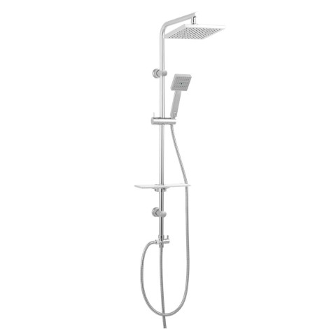 Ferro Amigo Verdeline zestaw natryskowy z deszczownią chrom.