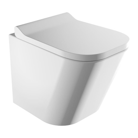 Omnires Fontana miska WC wiszaca bezkołnierzowa  z deską wolnoopadającą