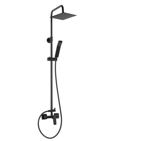 Ferro Vitto Verdeline deszczownia z natryskiem i baterią czarna