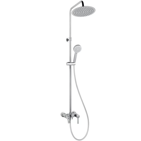 Ferro Fiesta deszczownia z natryskiem i baterią wannową chrom.