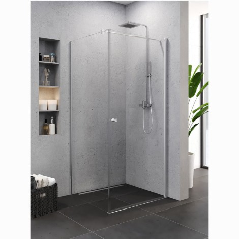 New Trendy Linia Basic Superia kabina prysznicowa prostokątna 90 x 80 x 195 cm