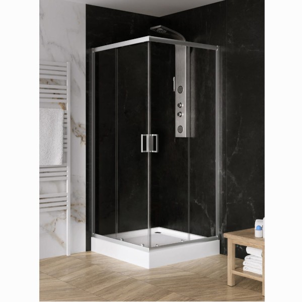 New Trendy Linia Basic Suvia kabina prysznicowa kwadratowa 80 x 80 x 201 cm.